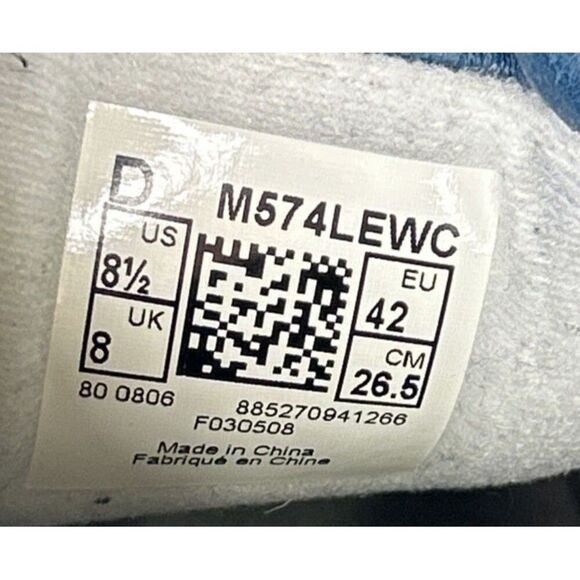 New Balance 574 Running Shoes '100 Years' M574LEWC Men’s Size 8.5 - Picture 10 of 10